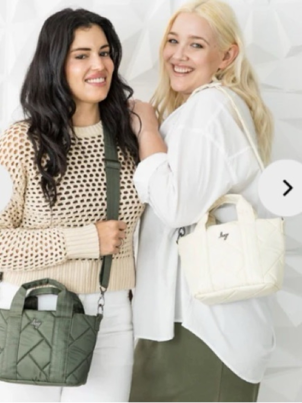 Lug Dary Mini Quilted Tote Bag - Cream